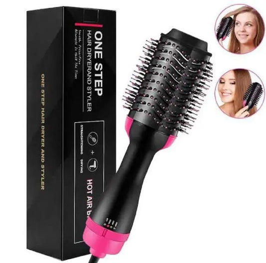 Salon-Style Hair at Home – Hot Air Brush Straightener